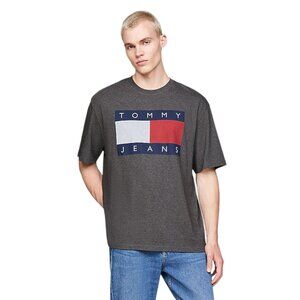 Tommy Jeans Hilfiger Flag Badge Oversized Tee Shirt Men's
